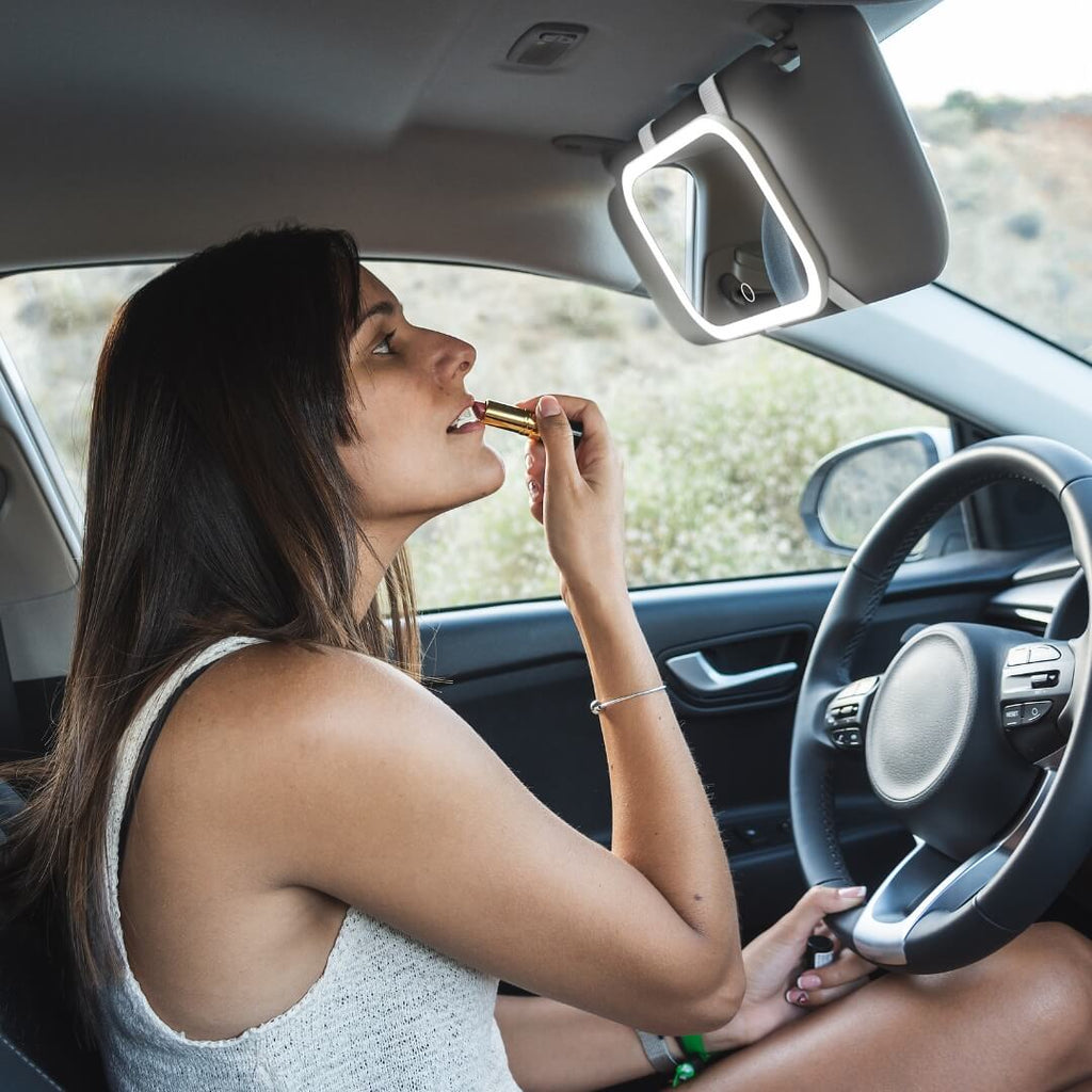 Juni 2 Lighted Car Visor Mirror